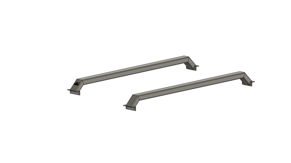 PX Ford Ranger Low Profile Aluminium Tub Racks (2013-2021)