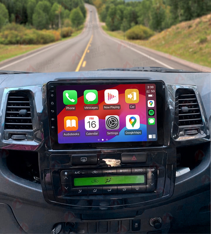 Toyota Hilux N70 2005-2015 Wireless Apple CarPlay/Android Auto Headunit Kit
