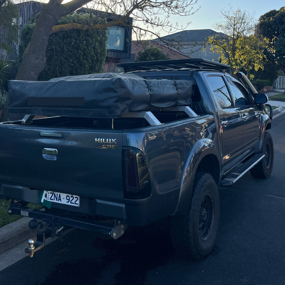 N70 SR/SR5 Hilux Low Profile Aluminium Tub Rack (2005-2015)
