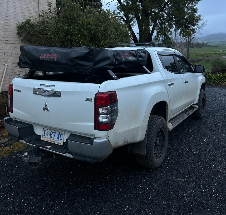 MQ & MR Mitsubishi Triton Low Profile Aluminium Tub Racks (2016-2024)