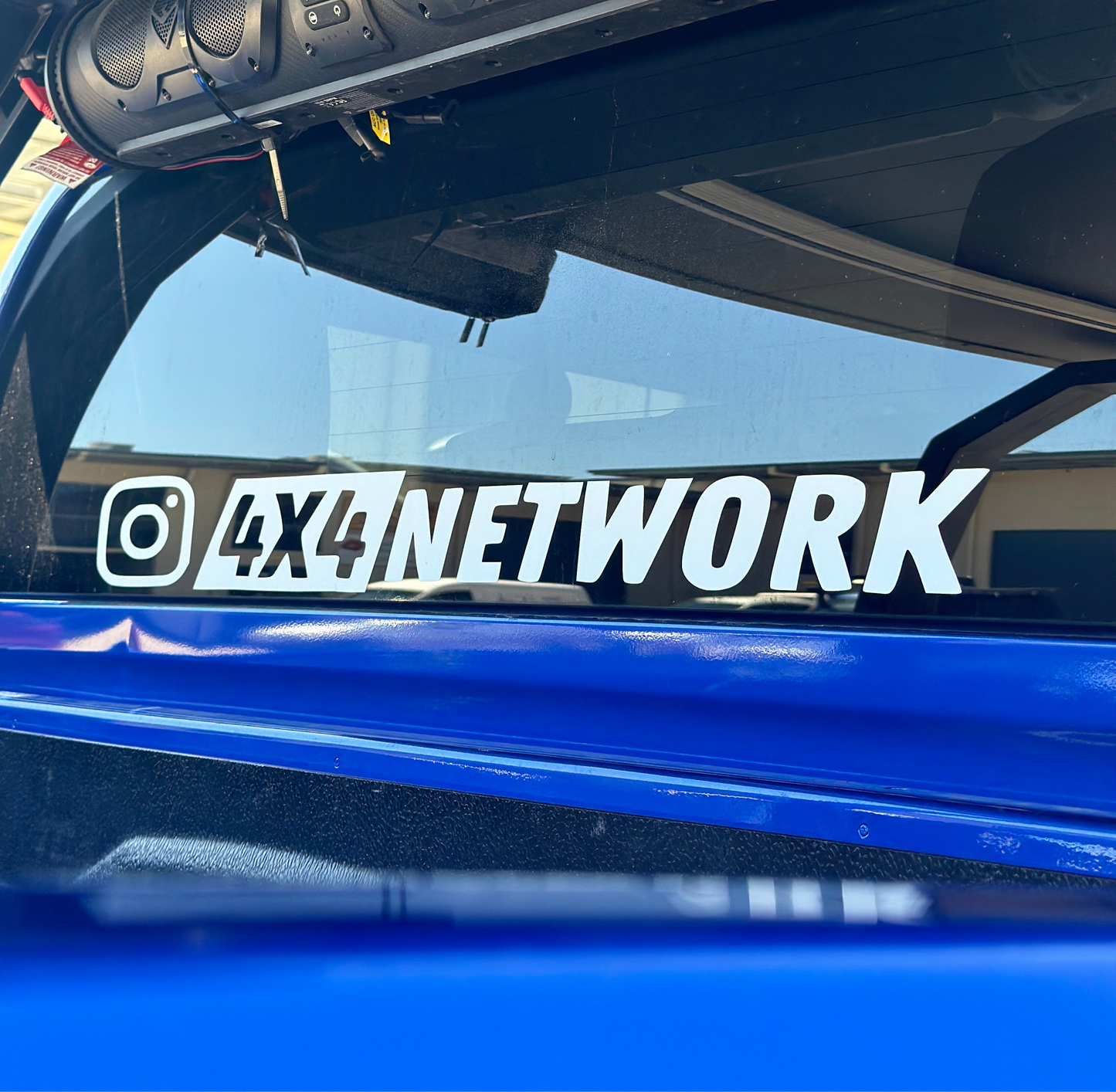 4X4 Network Banner Sticker