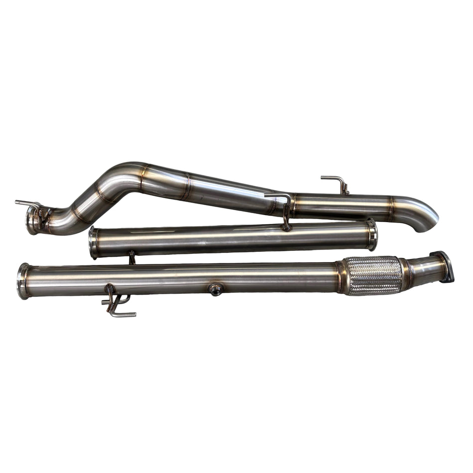 Isuzu MU-X 3.0L (2021+) 3.5” Exhaust System | 304 Stainless Steel Australian Made
