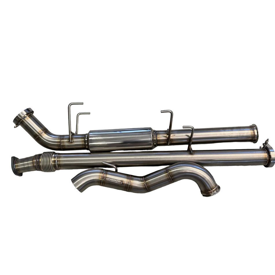 Isuzu DMAX & Mazda BT-50 3.0L (2021+) 3.5” Exhaust System | 304 Stainless Steel Australian Made