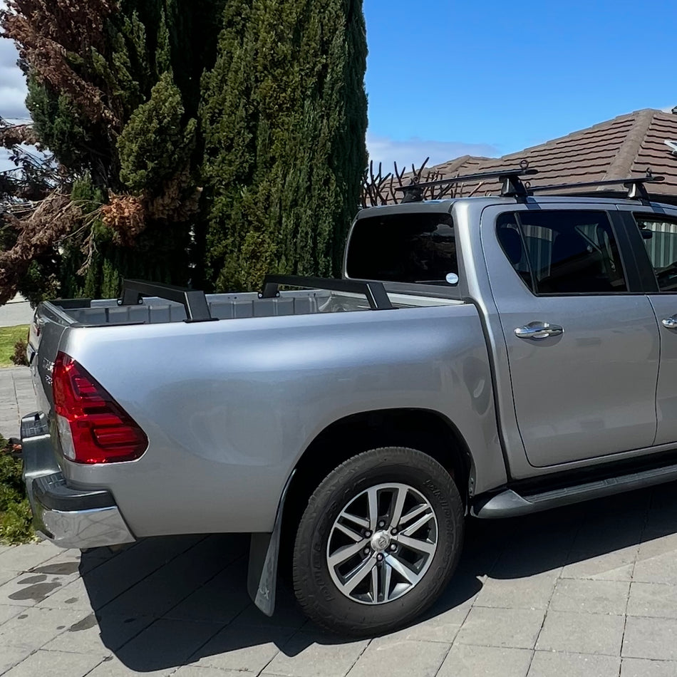 SR/SR5 N80 Toyota Hilux Low Profile Aluminium Tub Racks (2015+)