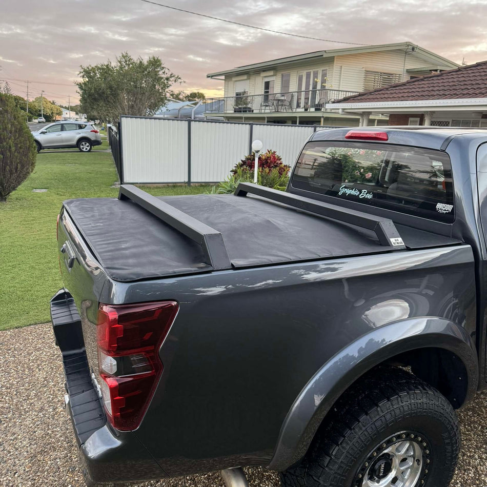 4JJ3 Isuzu D-Max/BT-50 Low Profile Aluminium Tub Racks (2020+)