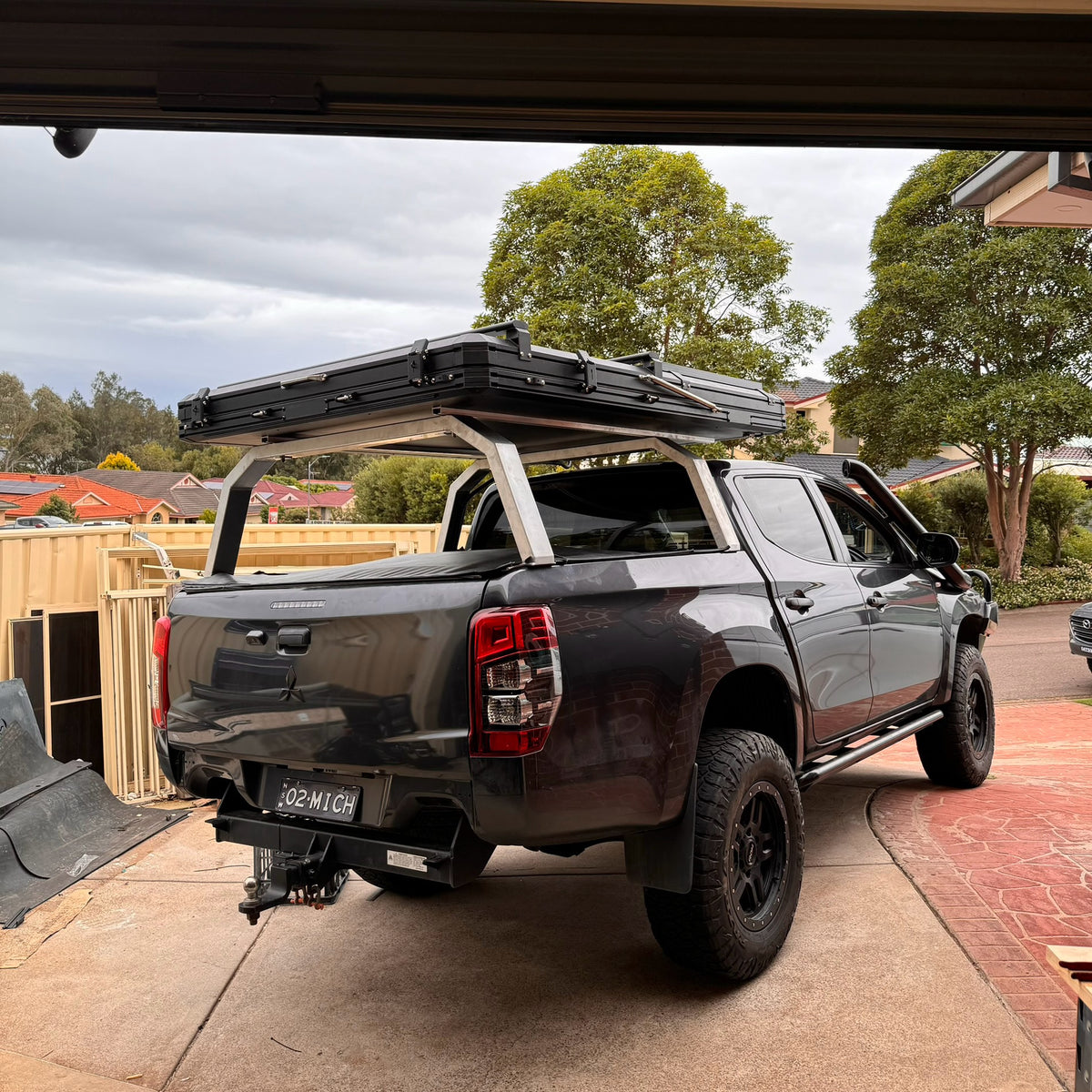 Custom Made Tub Racks MQ & MR Mitsubishi Triton (2016-2024) Custom Aluminium Tub Racks – 4X4 ...