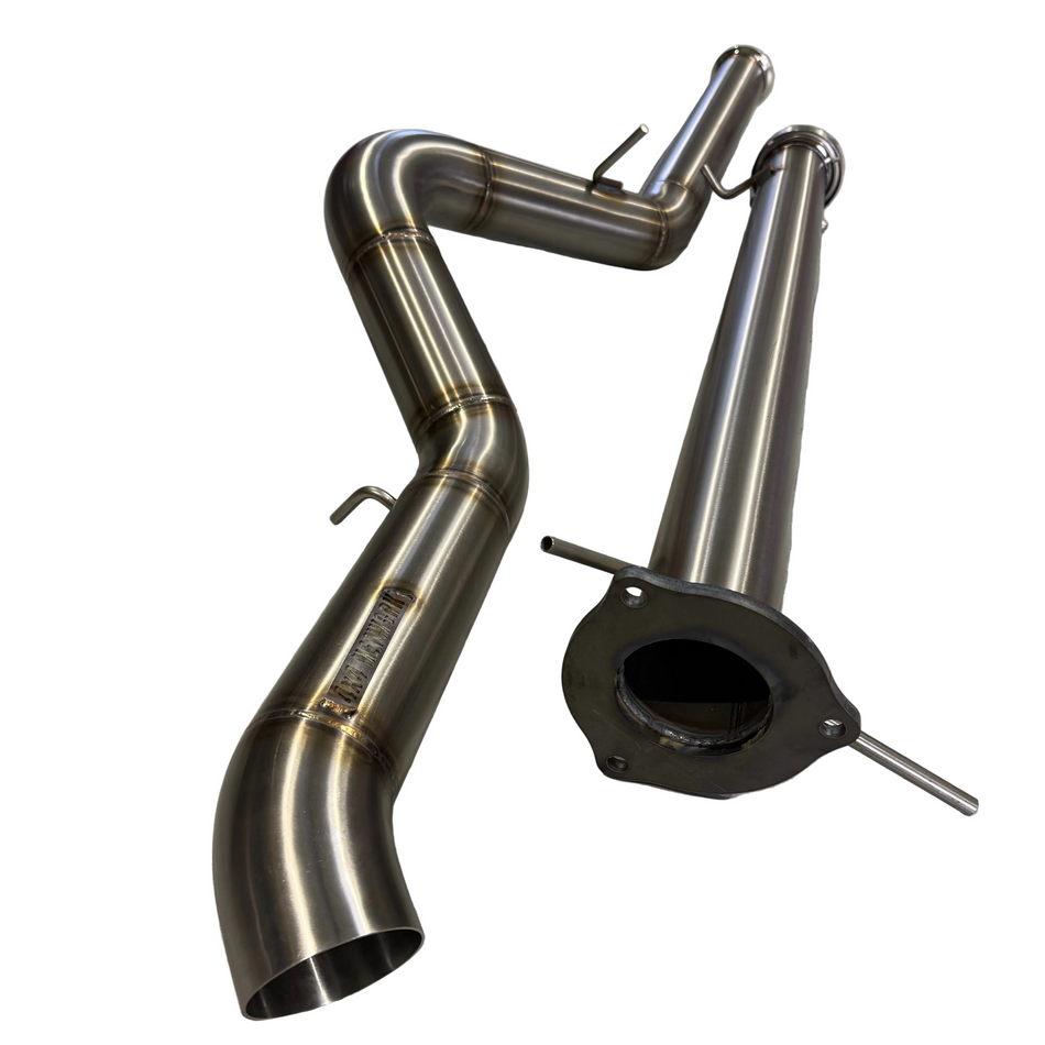 Ford Ranger Next-Gen V6 2022+ DPF-Back Exhaust – 3.5” 304 Stainless Steel | Australian Made