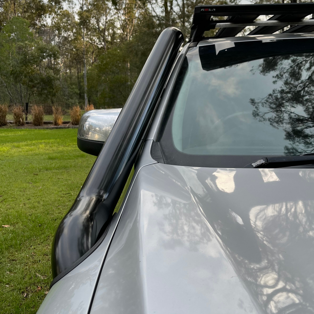 DUAL SNORKELS 2012-2020 MAZDA BT-50 4” Stainless (Mid-Entry)