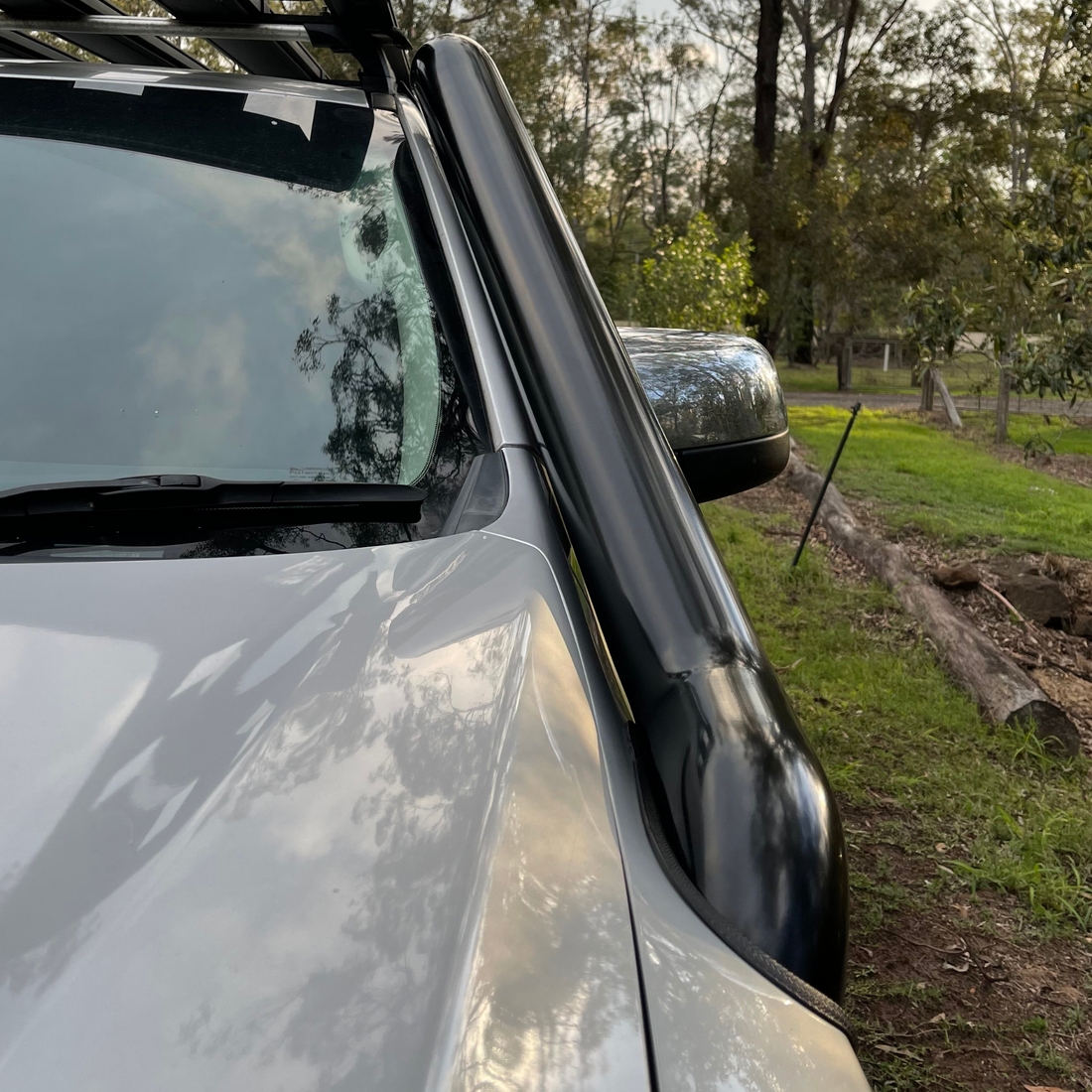 DUAL SNORKELS 2012-2020 MAZDA BT-50 4” Stainless (Mid-Entry)