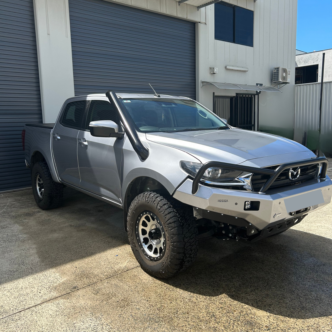 MAZDA BT-50 2021+ Short Entry Snorkel 4” Stainless Steel (4JJ3)