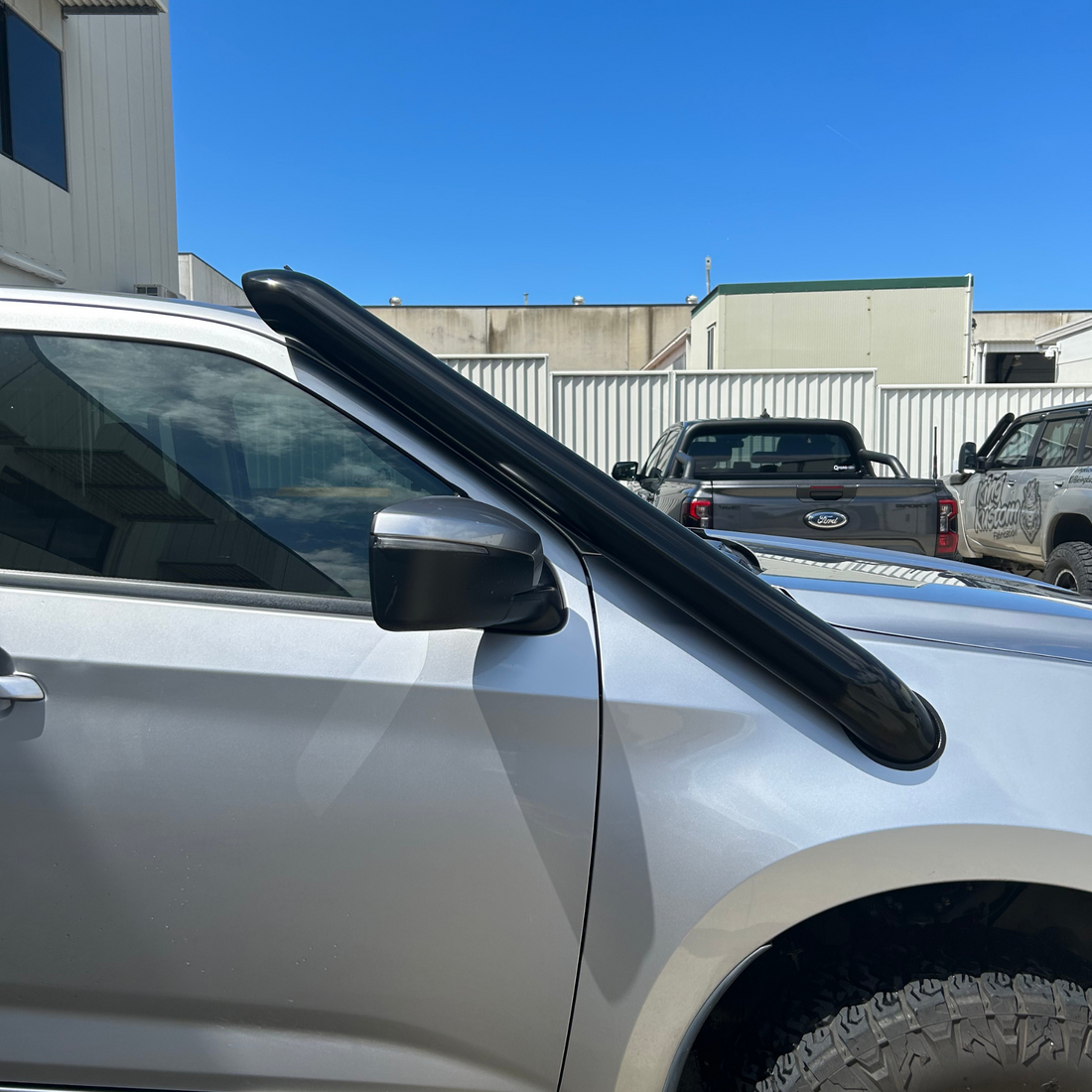 MAZDA BT-50 2021+ Short Entry Snorkel 4” Stainless Steel (4JJ3)