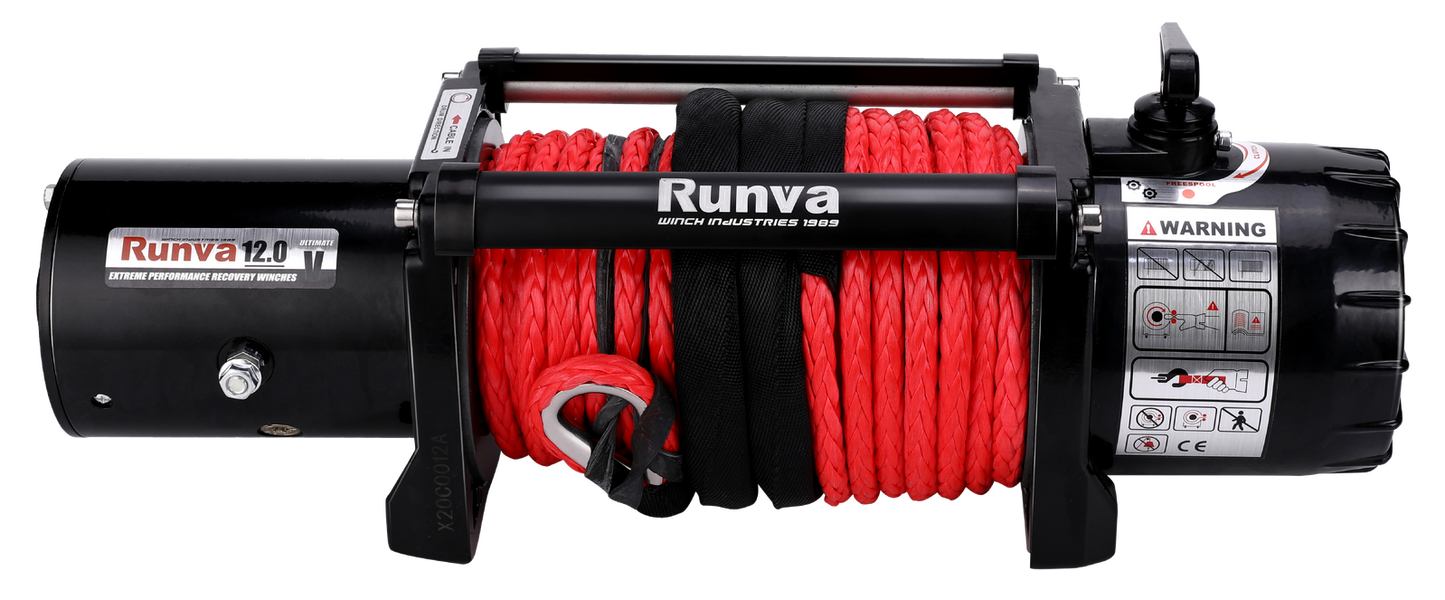 RUNVA EWV12000 ULTIMATE 12V WITH SYNTHETIC ROPE
