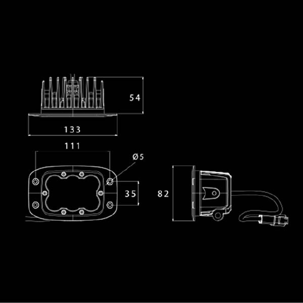 Atom 25W LED Work Light