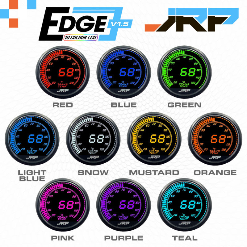 JRP Edge Digital Transmission Temp Gauge Kit 52mm 120c