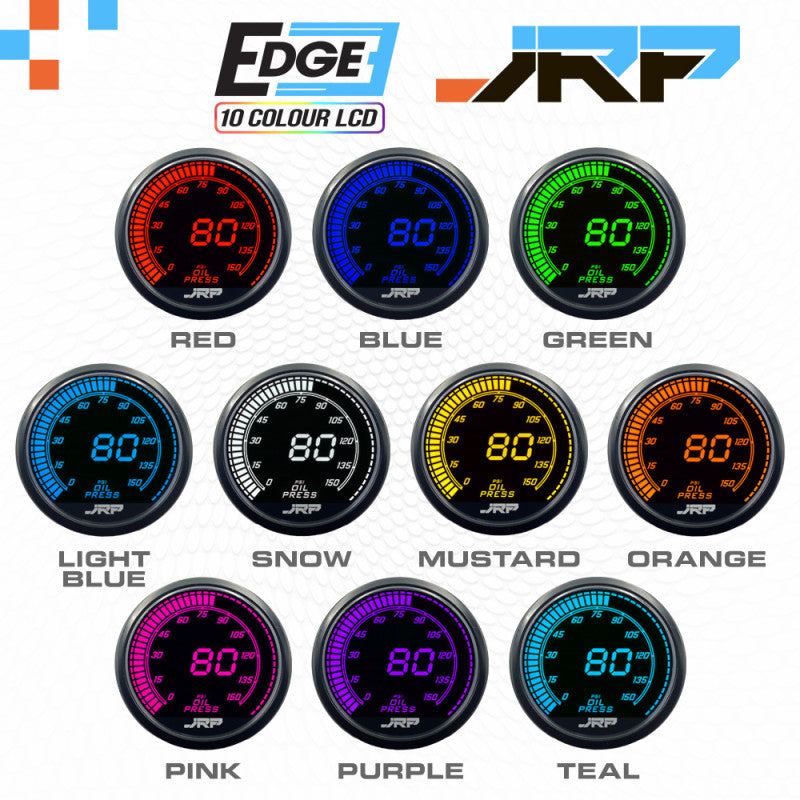 JRP Edge Digital Oil Pressure Gauge Kit 150 PSI 52mm