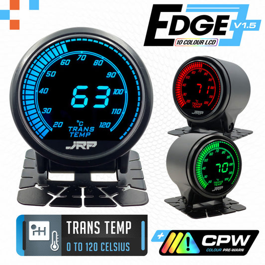 JRP Edge Digital Transmission Temp Gauge Kit 52mm 120c