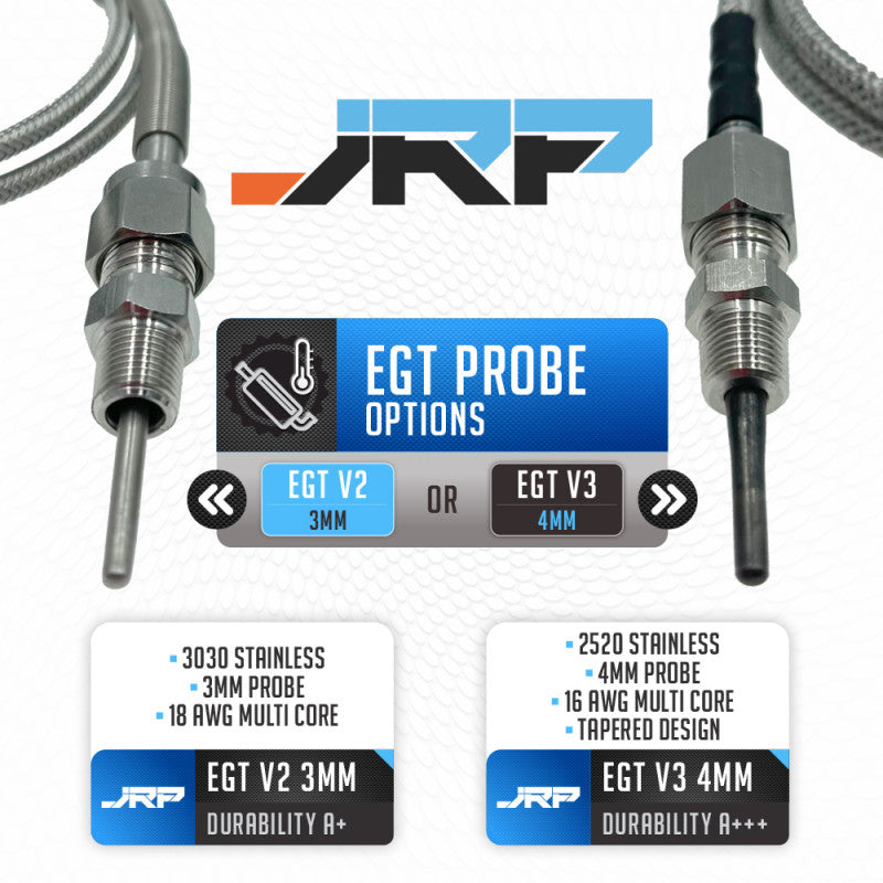 JRP Edge Dual Digital Boost + EGT Gauge Kit 52mm