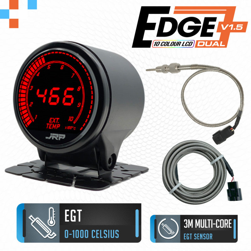 JRP Edge Digital EGT Gauge Kit 52mm 0-1000c