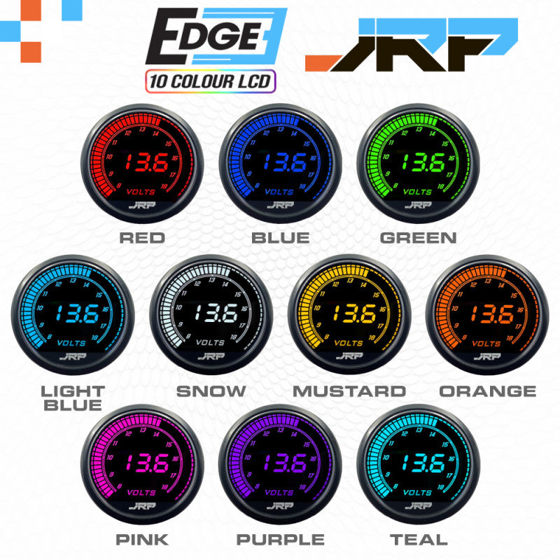 JRP Edge 12v Digital Voltmeter Gauge 52mm