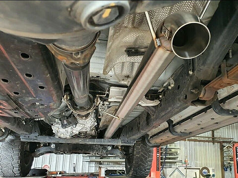 Clean N80 3.5” N80 DPF/TURBO Back 304 Stainless Steel Exhaust System – 4X4 NETWORK